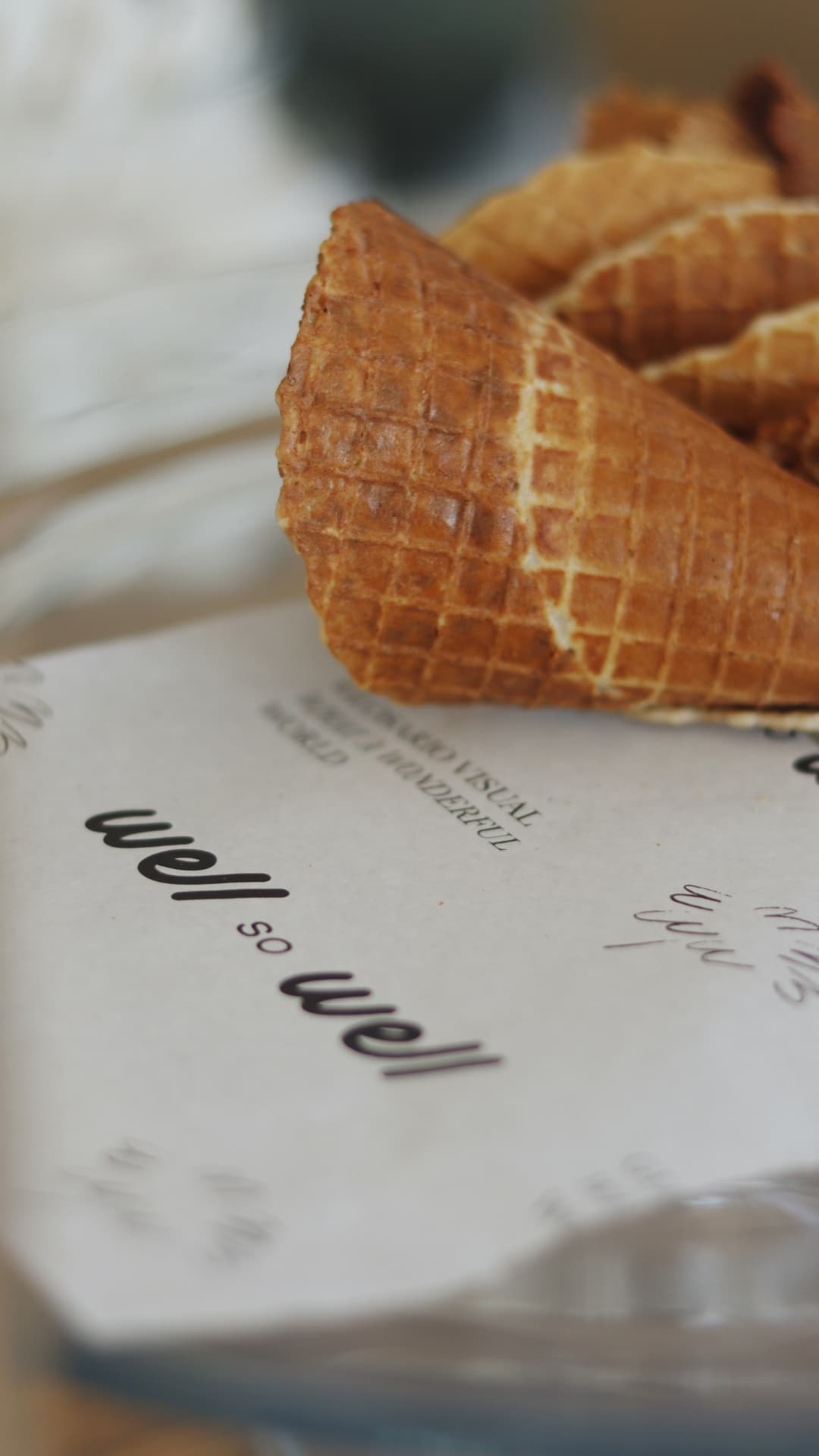 Vaso de Waffle